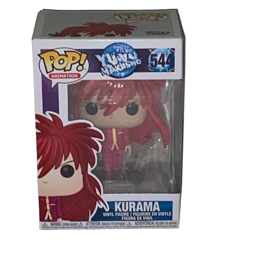 Funko Pop Animation Kurama 544 with Red Hair Vinyl Figure Ghost Files